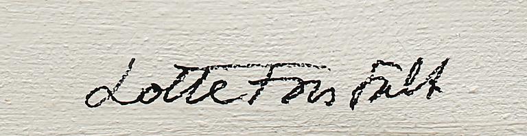 LOTTE FORSFÄLT, akryl, signerad.