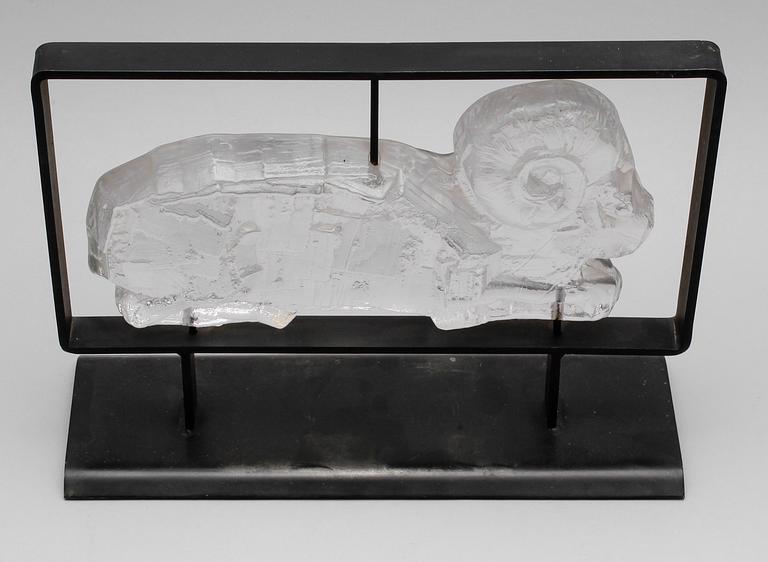 ERIK HÖGLUND, skulptur, glas, Boda.