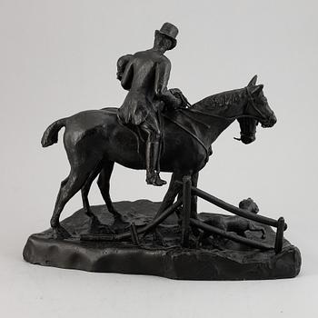 Unknown artist, sculpture, bronze.