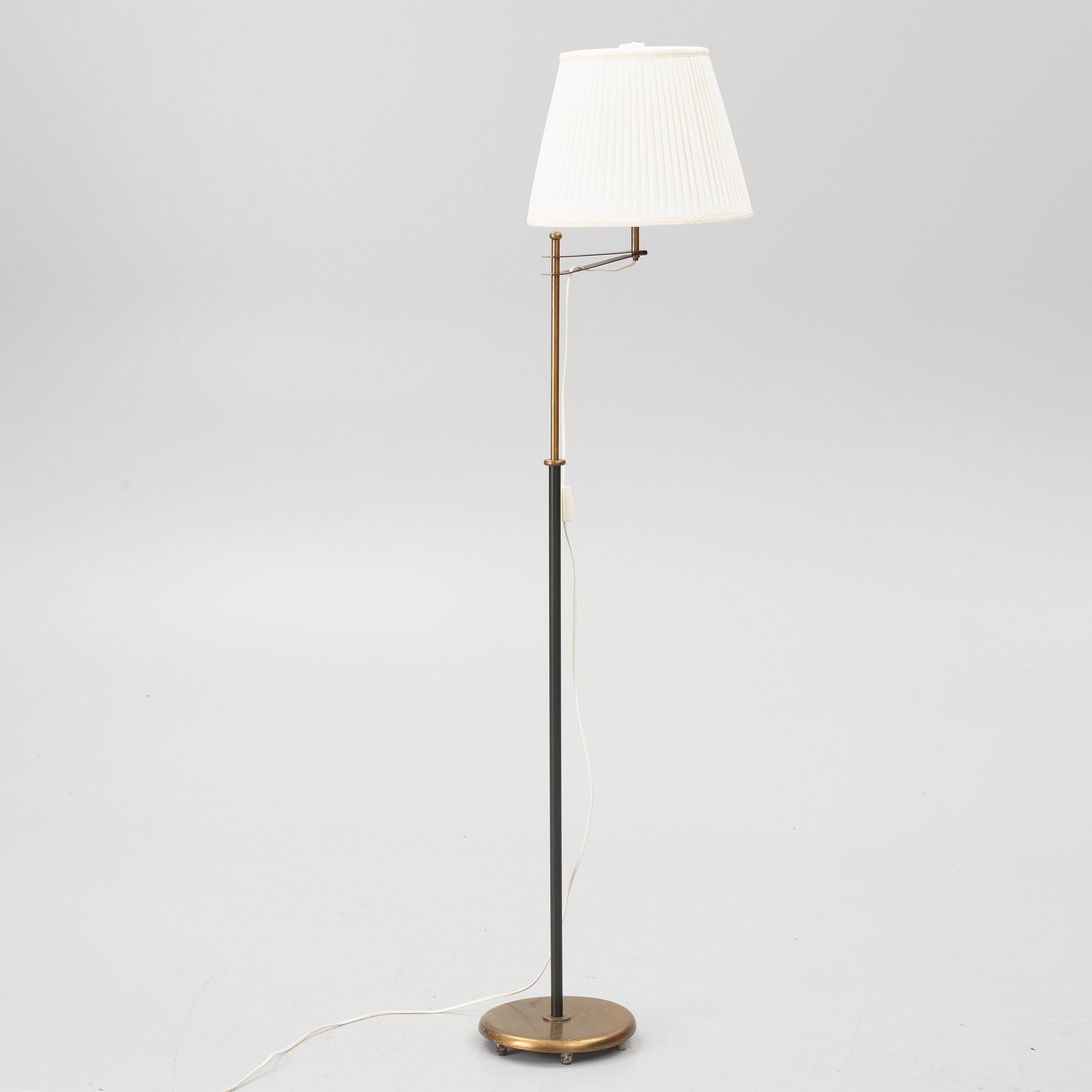 Harald Notini, a floor lamp model 15597, Arvid Böhlmarks Lampfabrik, Stockholm, 1950s.