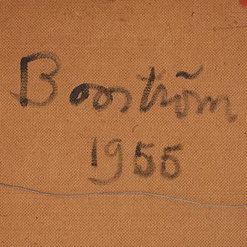 HARRY BOOSTRÖM, olja på pannå, signerad Booström och daterad -55.