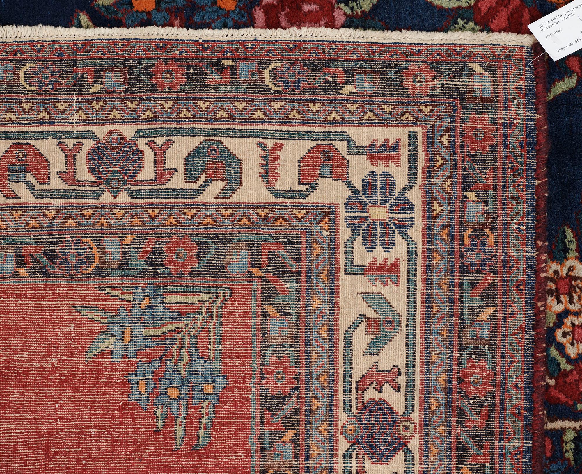 MATTA, semi antik afshar, sk rosen-afshar, 190x165.