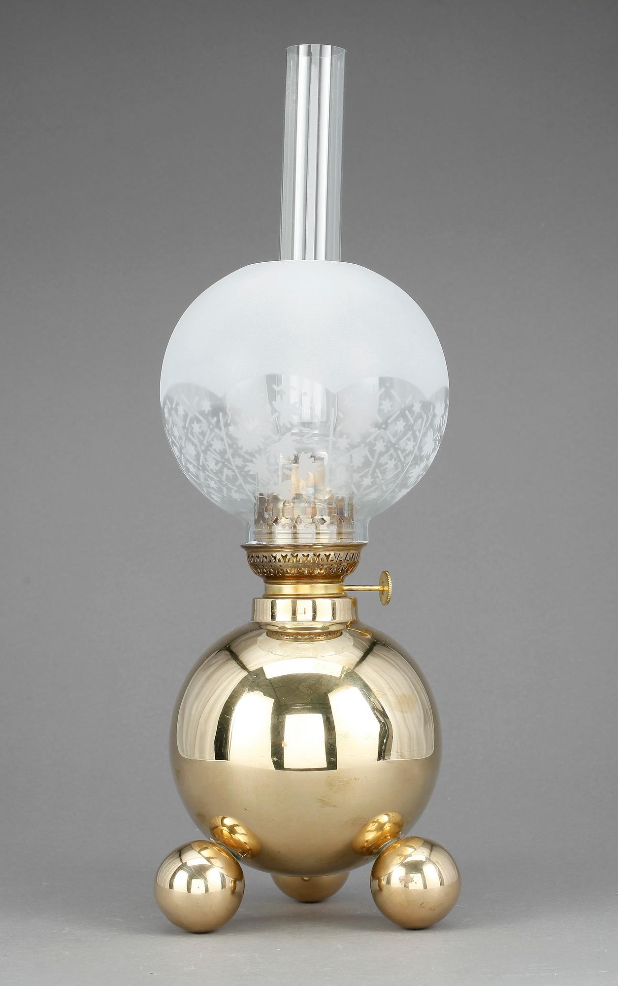 FOTOGENLAMPA, mässing, Gusums Bruk, 1900-talets första hälft.