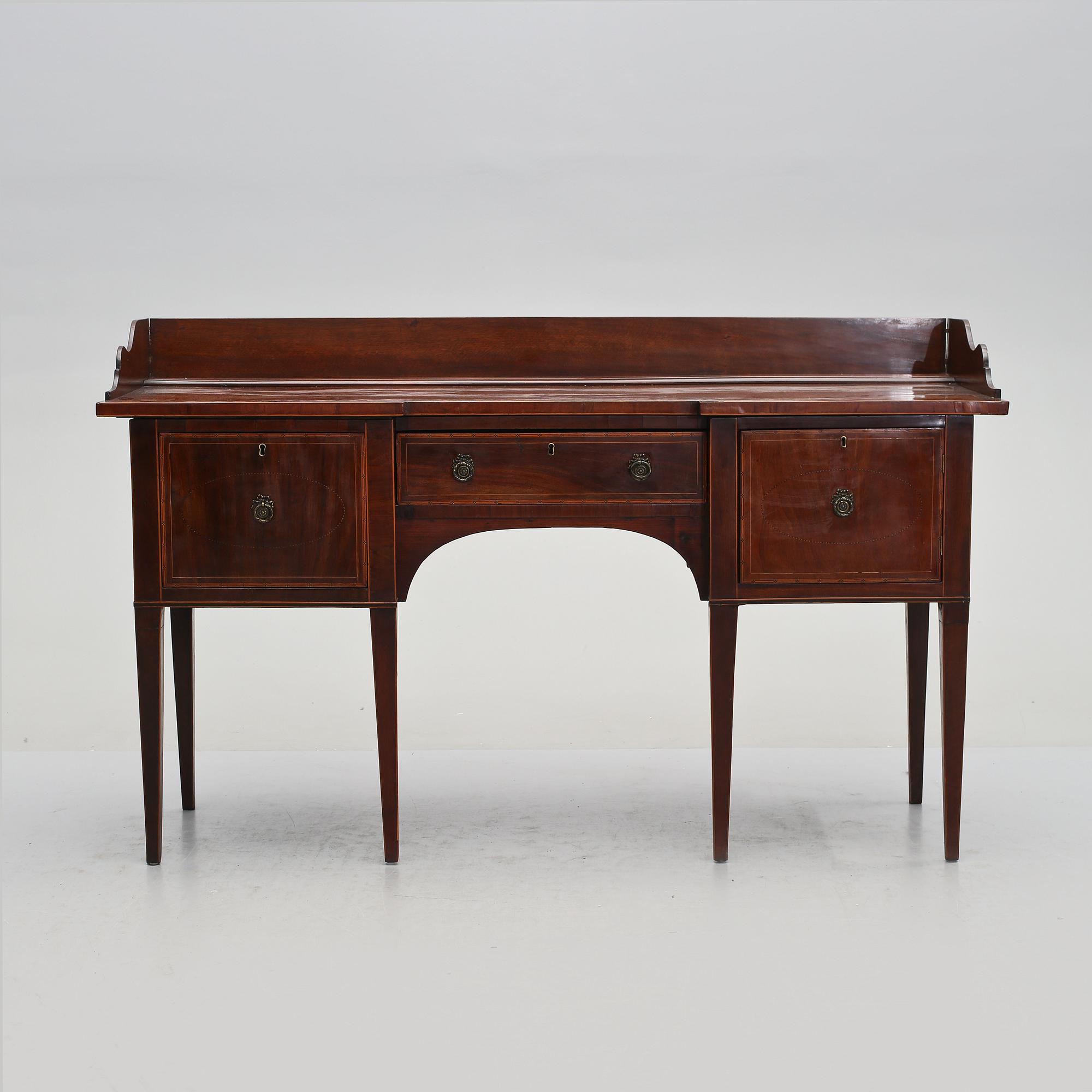 SIDEBOARD, regency, England, tidigt 1800-tal.