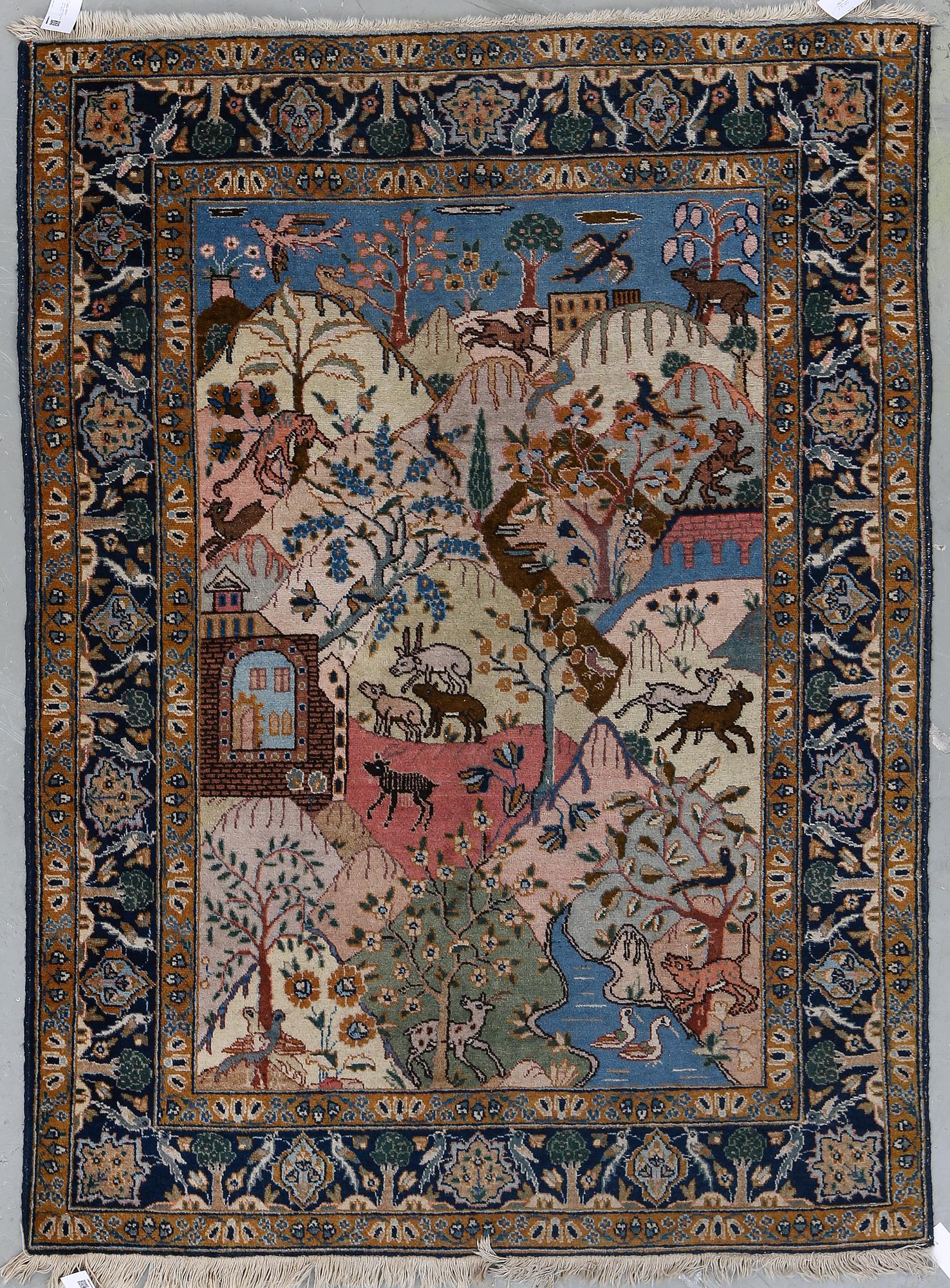 MATTA, old Täbris figural. Ca 193 x 138 cm.
