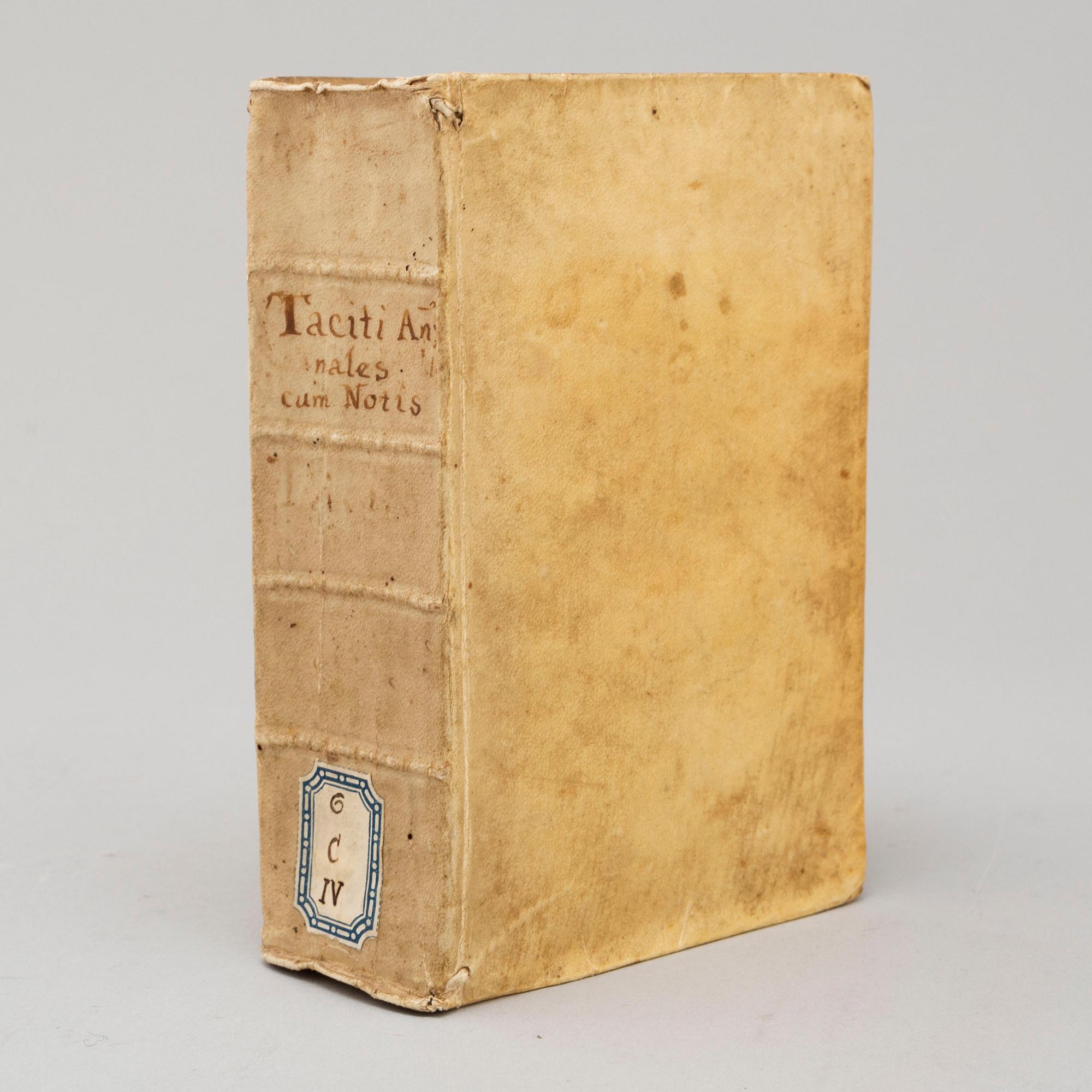 BOOK, Tacitus, with commentaries, three imprints 1541-42.