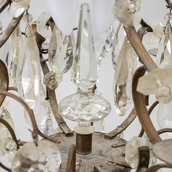 Chandelier, Rococo style, mid-20th century.