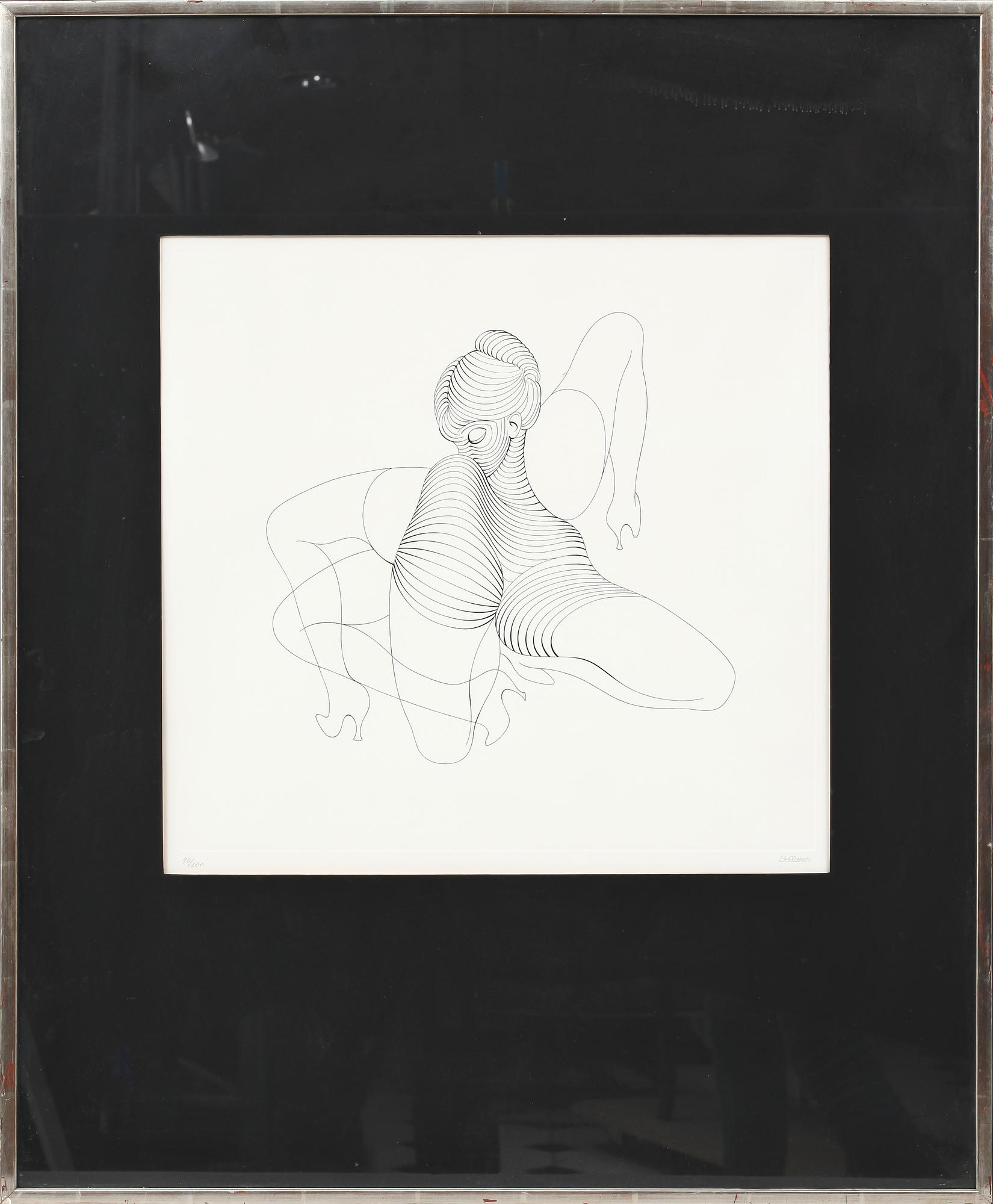 HANS BELLMER, litografi, sign o numr 46/100.