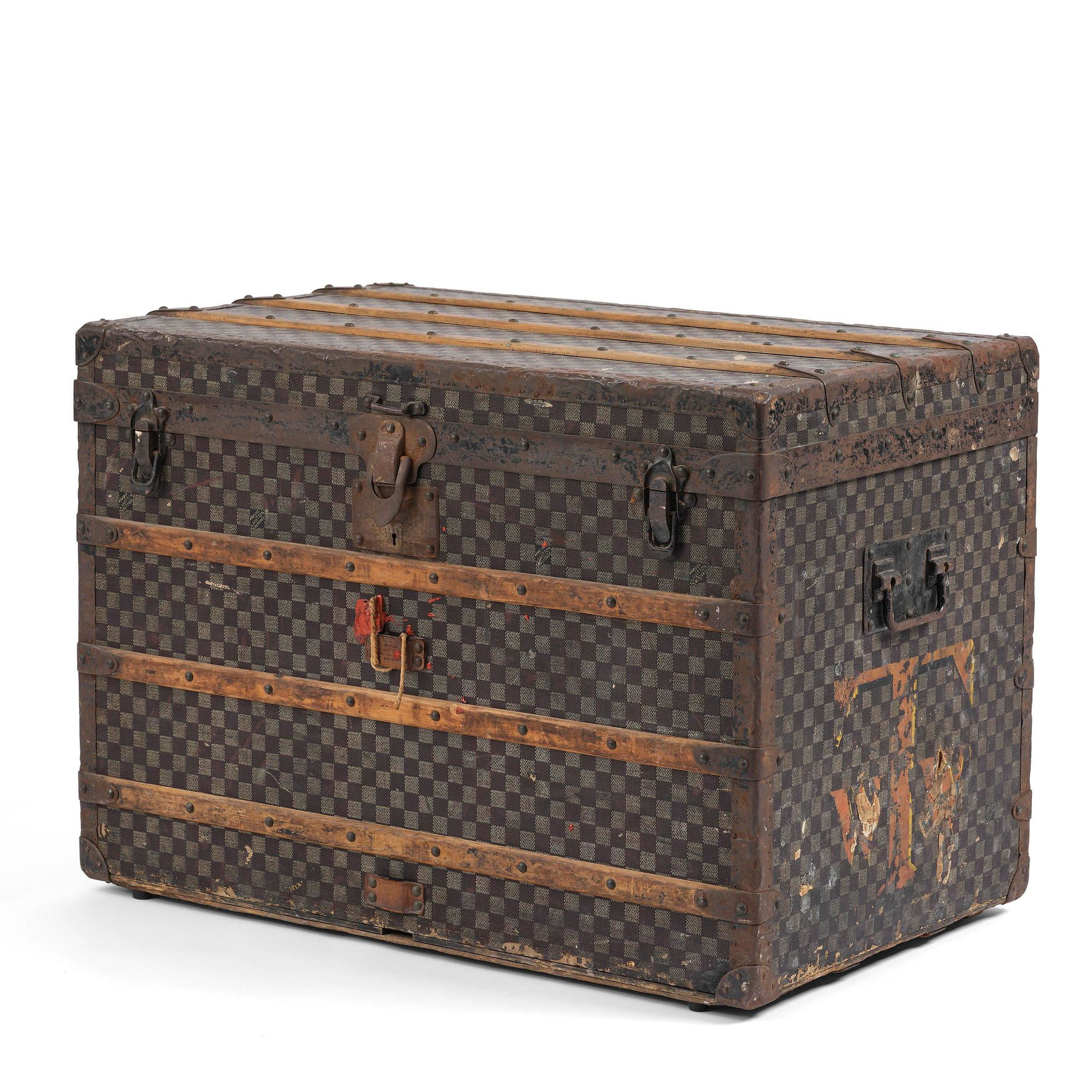 Louis Vuitton suitcase, late 19th century.