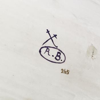 UPPSATSSKÅL, porslin, Meissen-liknande märke, omkring år 2000.