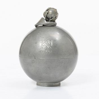 Estrid Ericson, a pewter box, Svenskt Tenn, Stockholm, 1932.
