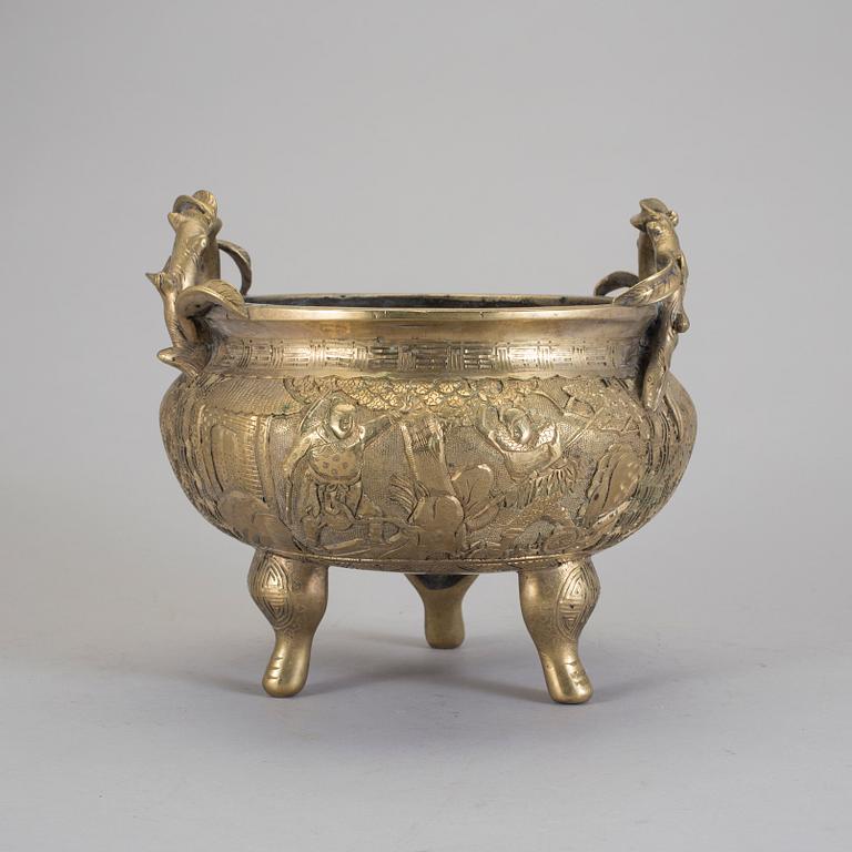 RÖKELSEKAR, brons, Japan, 1900-tal.