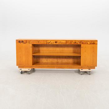 Sven Ekholm & Erik Mattson bookcase Lammhults Chair & Furniture Factory/Mjölby Inlay 1940s Swedish Modern.