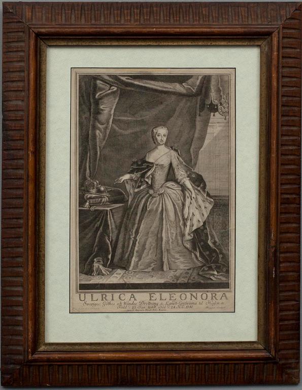 CARL BERGQUIST (1711-1781), kopparstick, Sverige 1700-tal.