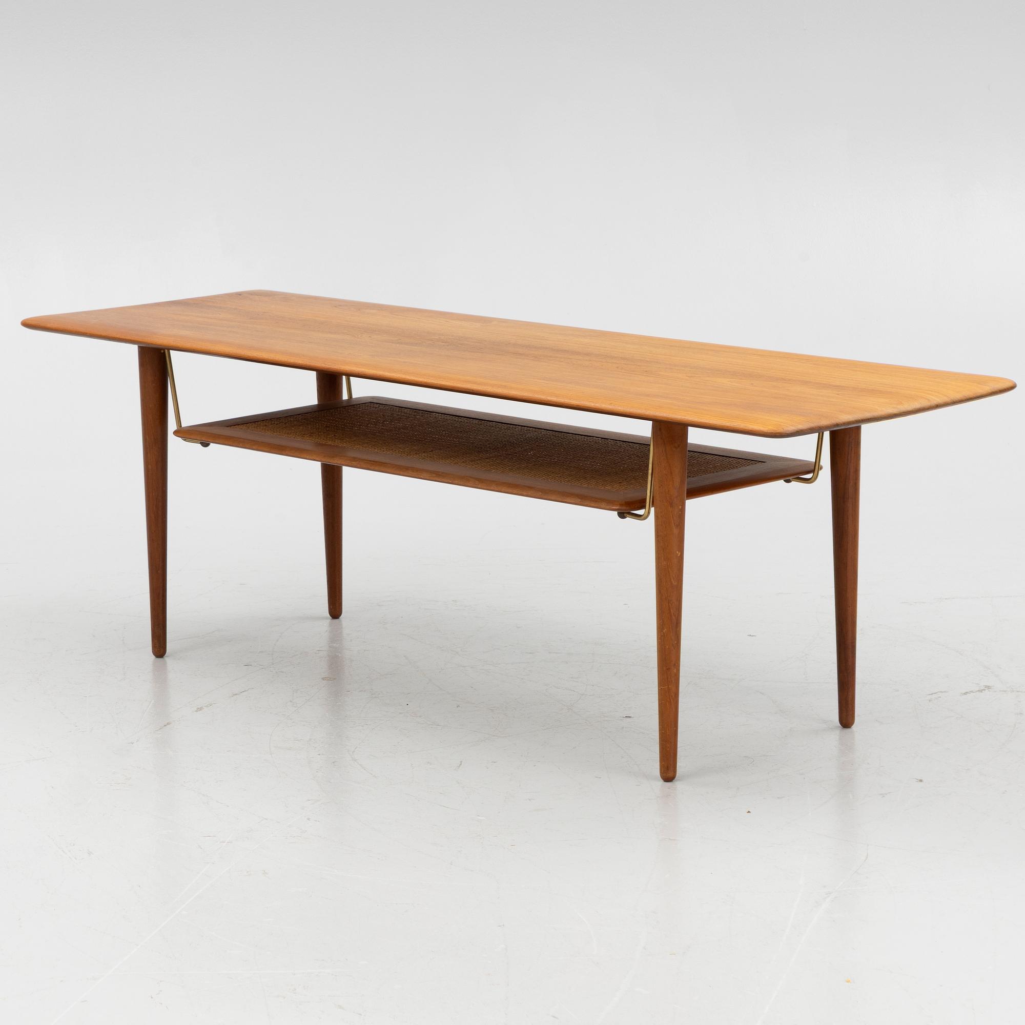 Peter Hvidt & Orla Mølgaard Nielsen, soffbord, "Minerva", France & Son, Danmark, 1950/60-tal.