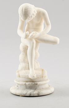 SKULPTUR, alabaster, 1900-talets första hälft.