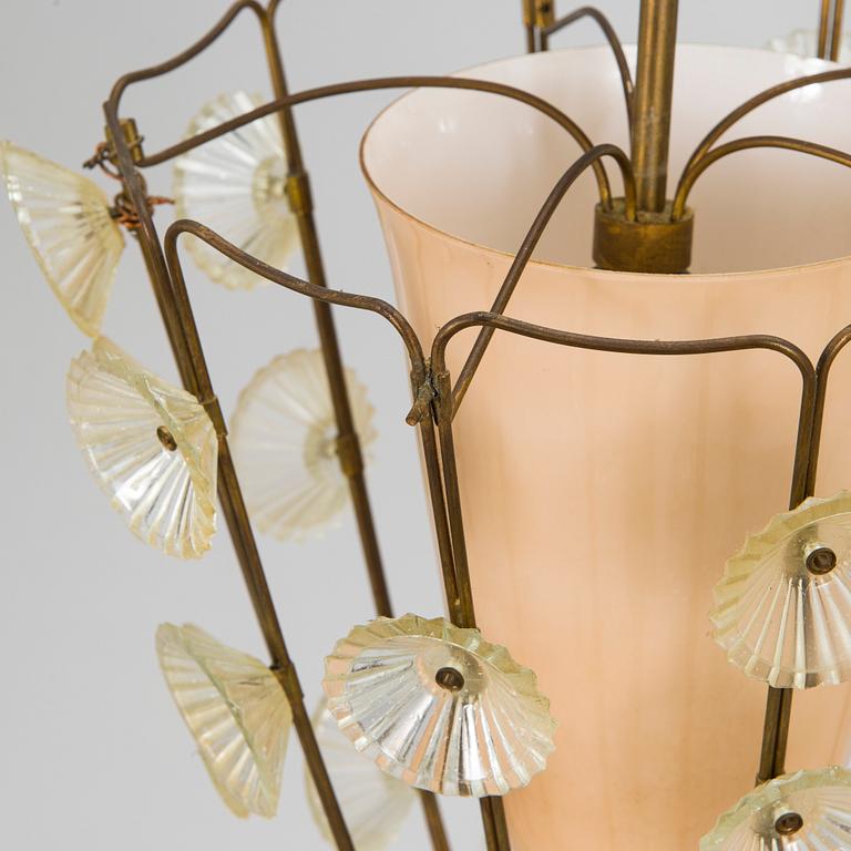 Lisa Johansson-Pape, taklampa, model 1304, Stockmann Orno 1950-tal.