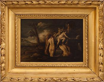 OKÄND KONSTNÄR, Olja på duk, 1700/1800-tal.