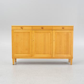 Carl Malmsten, a 'Herrgården' birch cupboard, Åfors Möbelfabrik.