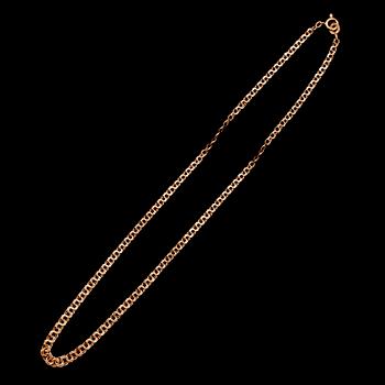 COLLIER, 18 k guld, Bismarck, 1957. Vikt ca 7 g.