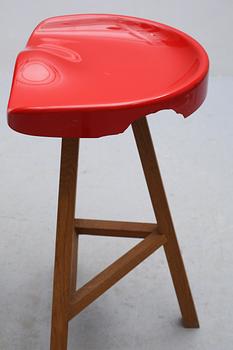 BARSTOLAR, ett par, "Heidi", Sebastian Wrong, Established and Sons, omkring år 2000.