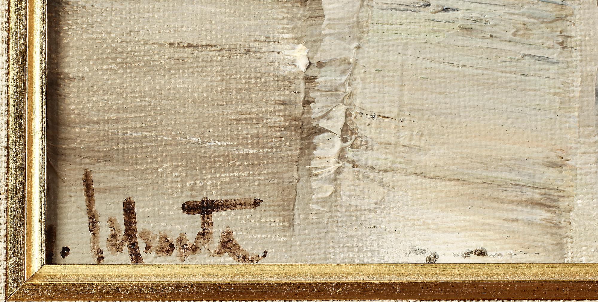 GEORGES LAPORTE, olja på duk. Sign.