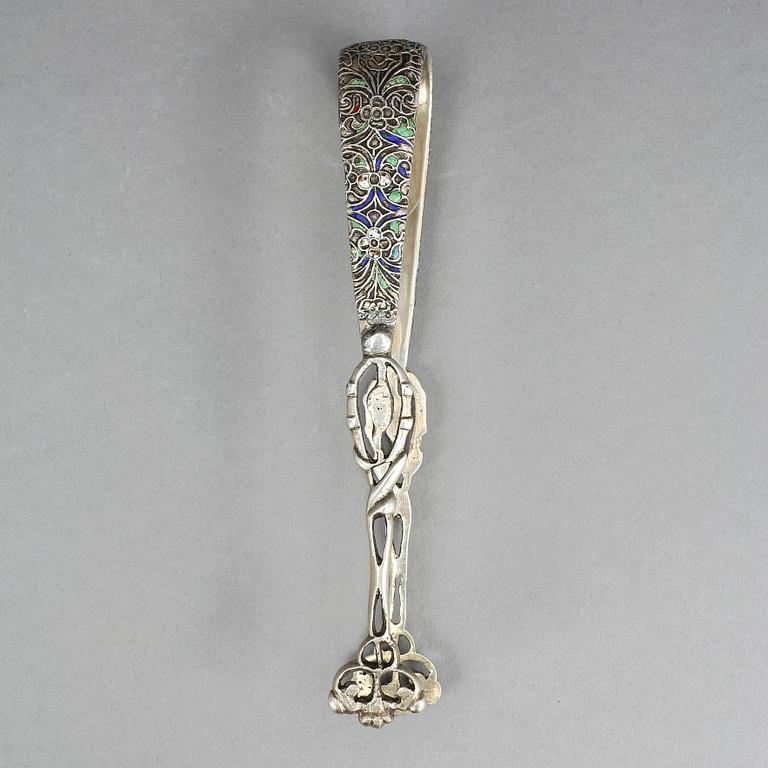 TÅNG, silver, Ryskt kulturområde, 1800/1900-tal. Vikt 65,5 gram.