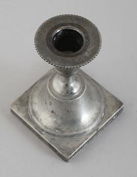 LJUSSTAKE, tenn, Nils Justelius, Ekesiö 1828.