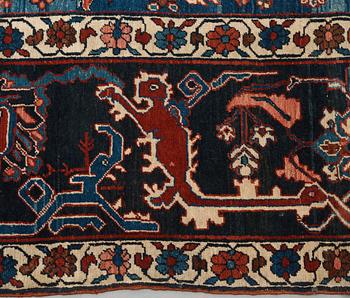 MATTO, an antique Bakshaish, ca 693 x 398,5 cm, dated "1298"AH/1880 AD probably.