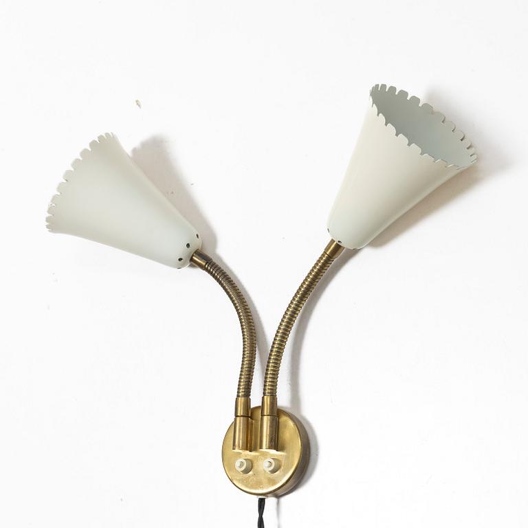 Arvid Böhlmarks Lampfabrik, a wall lamp model "8661", Stockholm, 1950s.