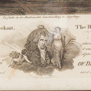 HENRY SINGLETON, after, 2 handcolored engravings by Laminet, early 19th century.