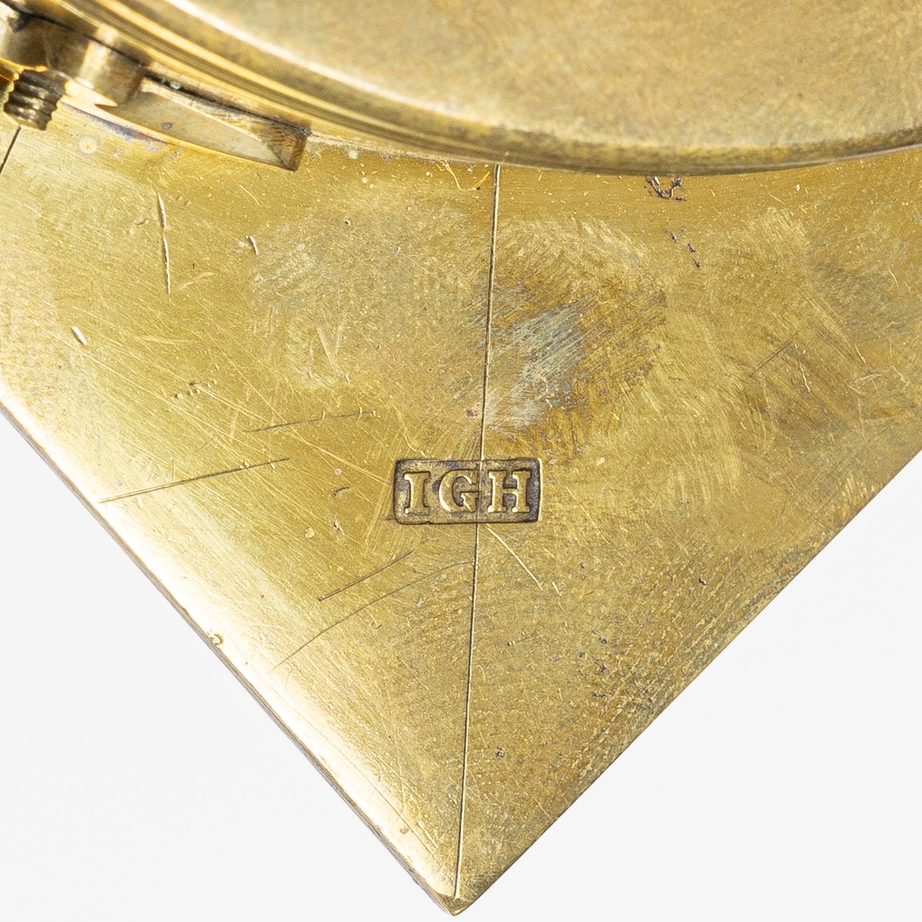 Compass, by Johan Gustaf Hasselström, instrument maker in Stockholm 1775-1812.
