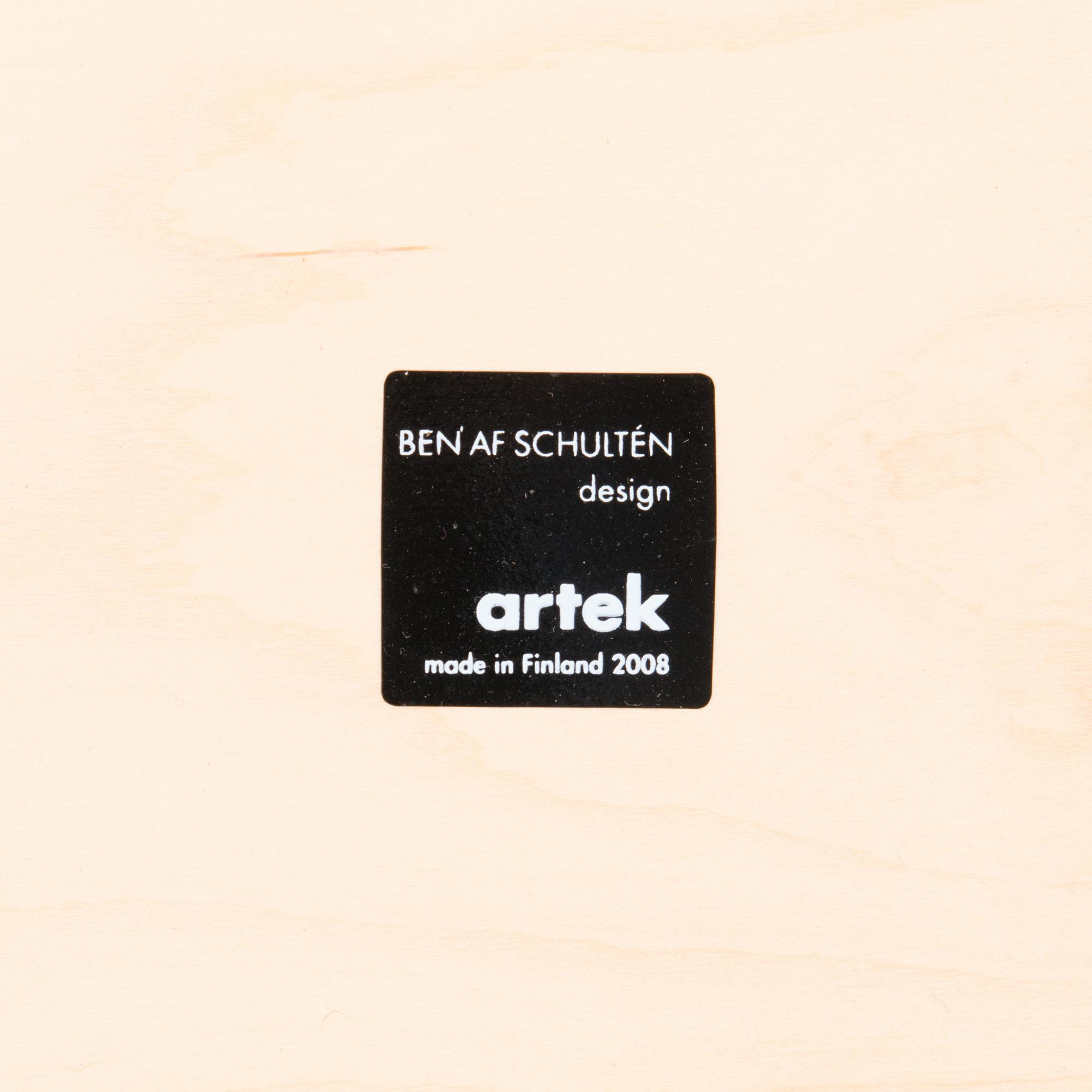 BEN AF SCHULTEN,  nojatuoli 444 ja rahi 445 Artek, 2000-luku.