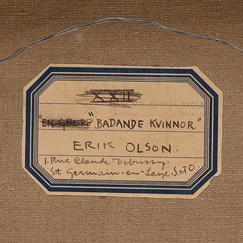 Erik Olson, "Badande kvinnor".