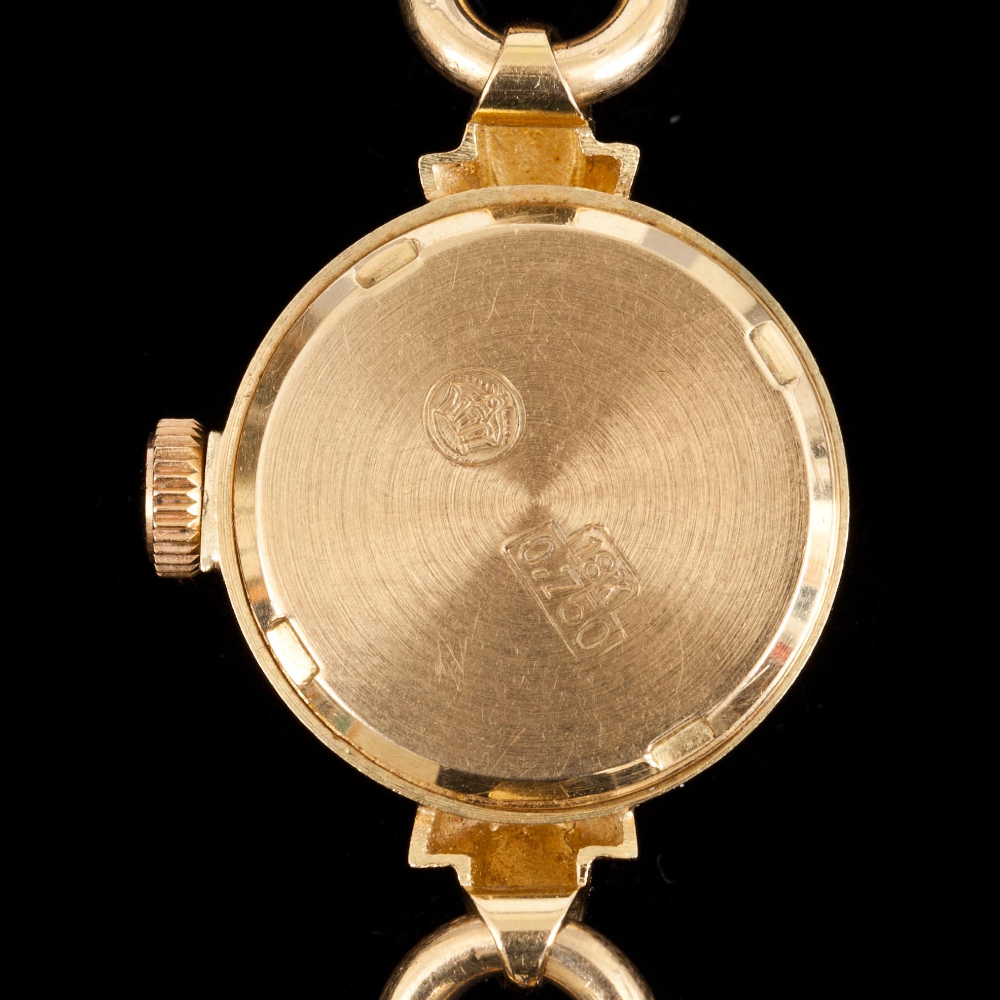 ARMBANDSUR, för dam. 18k guld, Alltime. Tot 24gr.