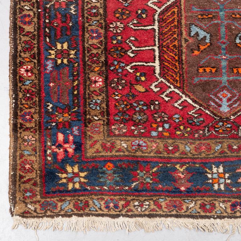 A semi-antique Karadja, probably, runner, around 362 x 86 cm.
