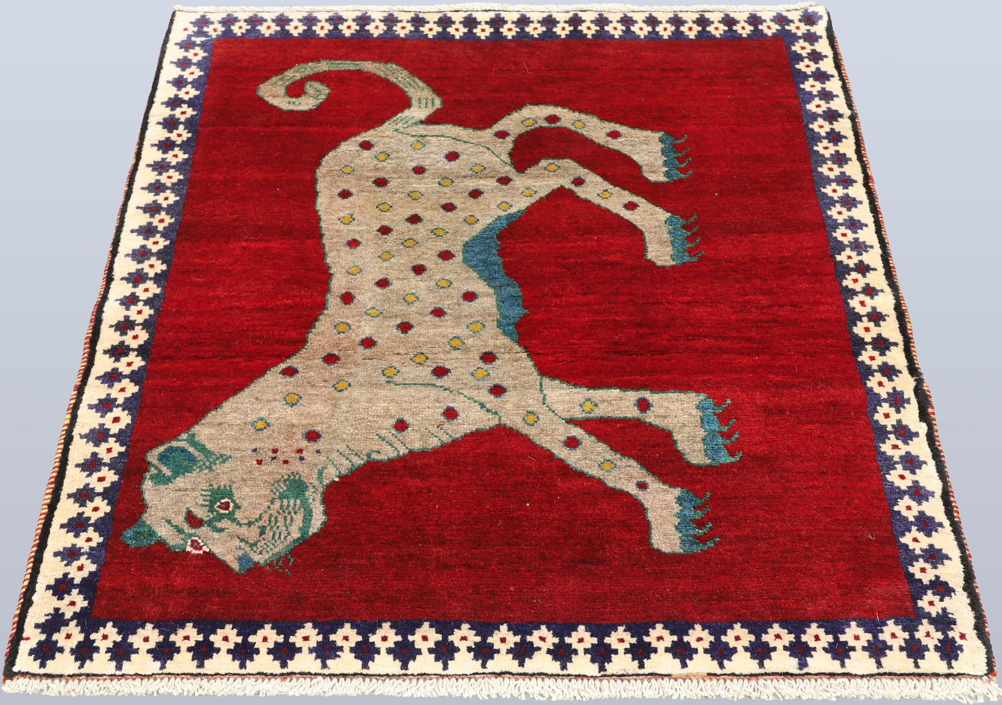 A Gashgai rug, 110 x 88 cm.