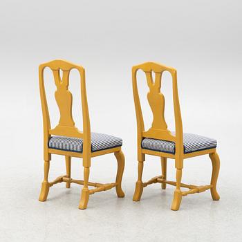 Chairs, 6 pcs, Rococo style, second half of the 20th century.