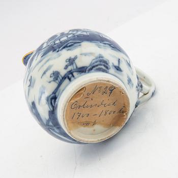 Såskanna, porslin, Kina 1800-tal.
