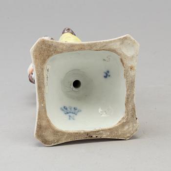 A Samson porcelain figure of a faun, Paris, France circa 1900.