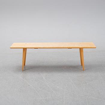 A pine bench, second half of the 20th Century.