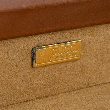 Gucci, briefcase.