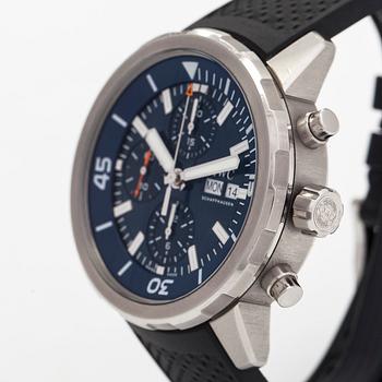 IWC, Aquatimer Chronograph, “Expedition Jacques-Yves Cousteau", wristwatch, 44 mm.