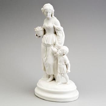 A LATE 19TH CENTURY PARIAN GROUP, Gustafsberg.