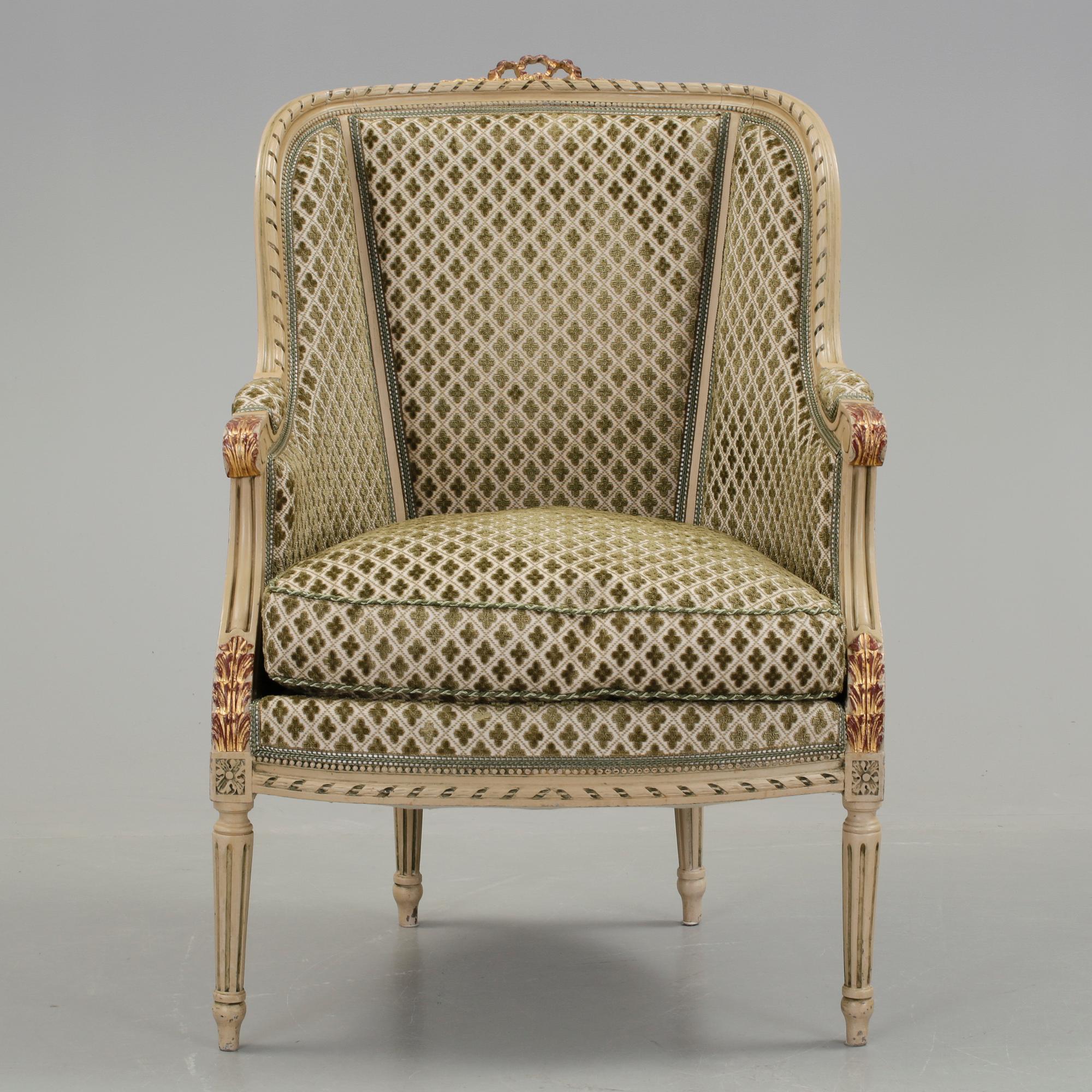 BERGERE, Gustaviansk stil, 1900-talets början.