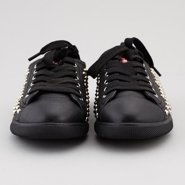PRADA, two pairs of leather sneakers, size 35,5.