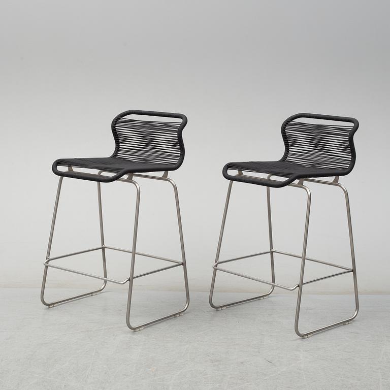 A pair of 'Tivoli' chairs by Verner Panton.
