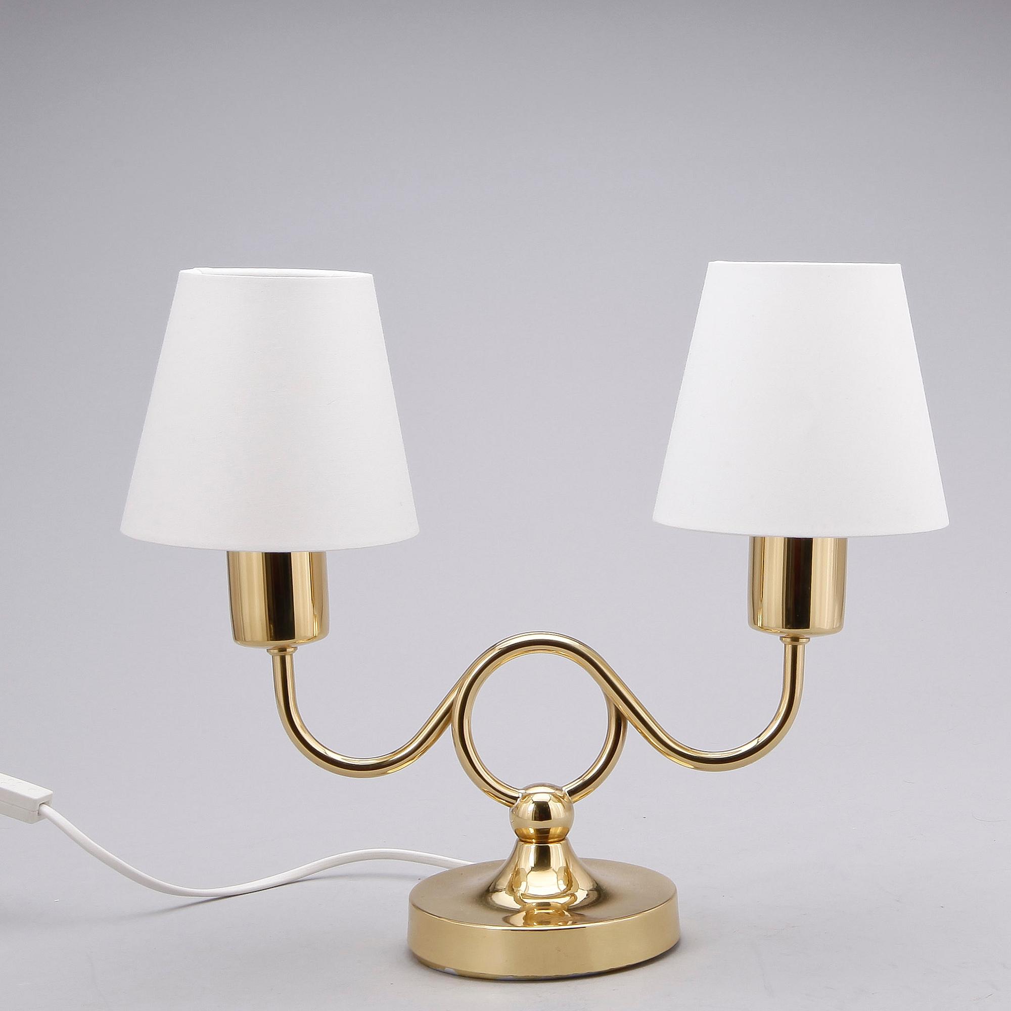 BORDSLAMPA, mässing, modell 2483, Josef Frank, Firma Svenskt Tenn.
