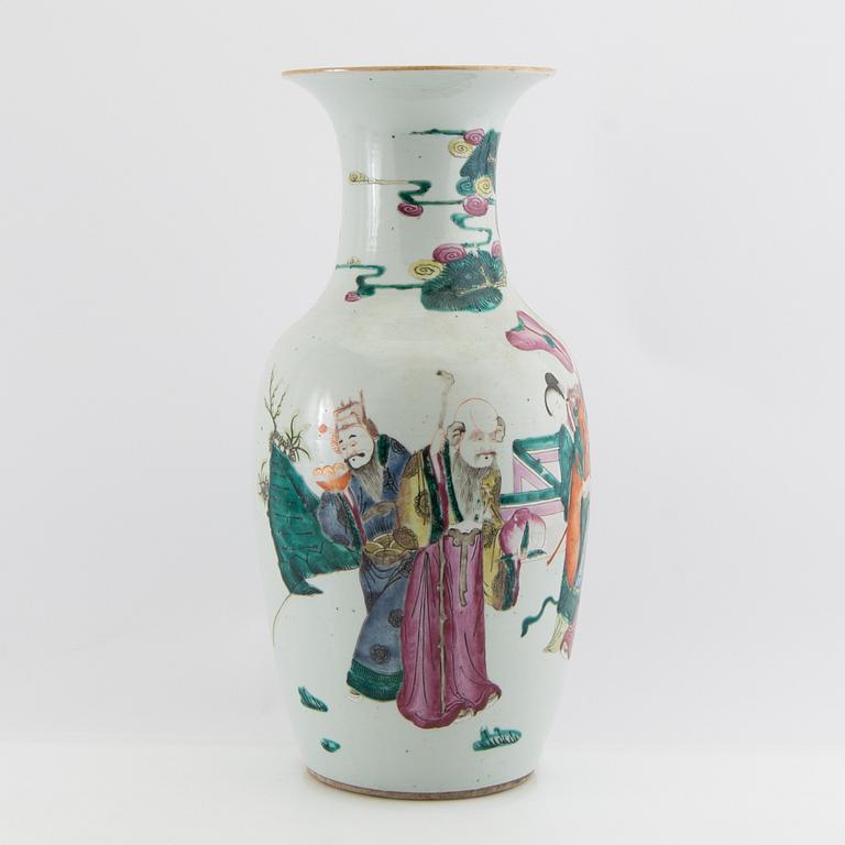 Floor vase China around 1900 porcelain.
