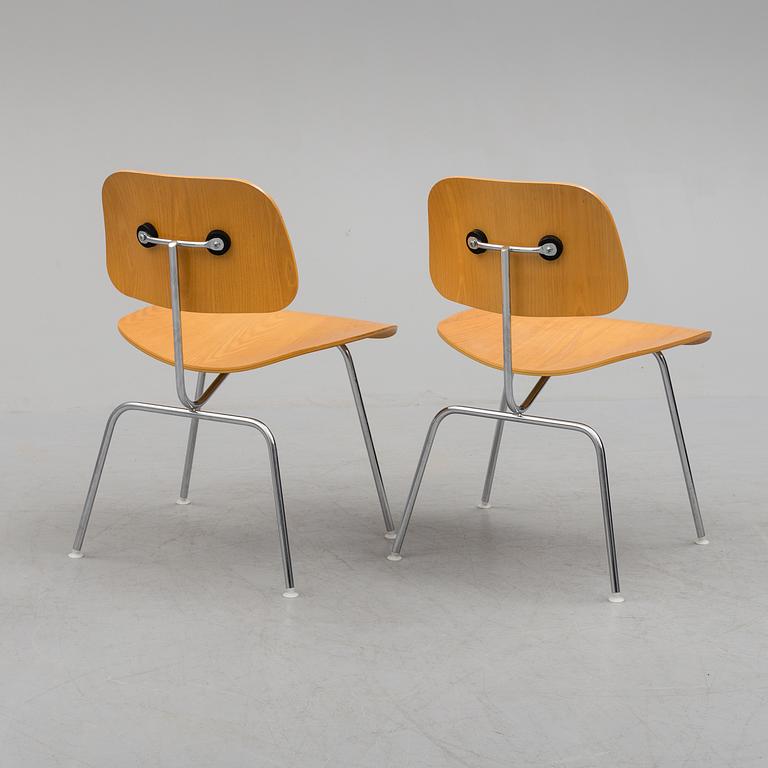 CHARLES & RAY EAMES, stolar, ett par, "DCM", Herman Miller, 2004.